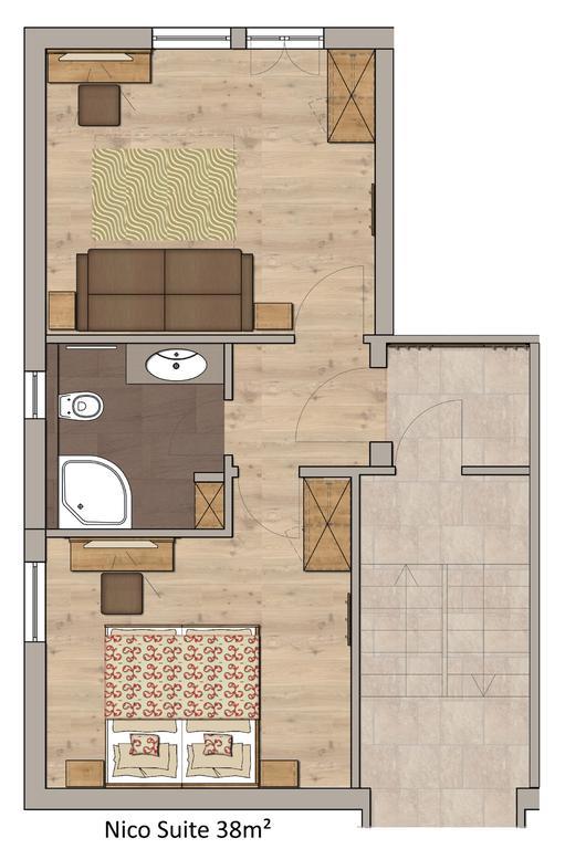B&B Azapartments Lunic Grächen Esterno foto