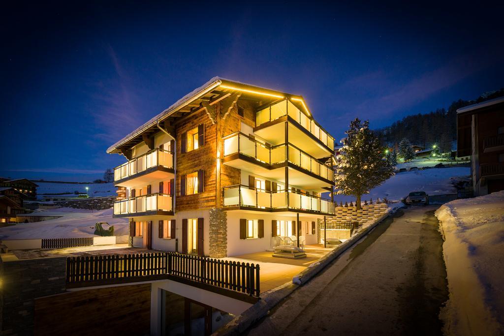 B&B Azapartments Lunic Grächen Esterno foto